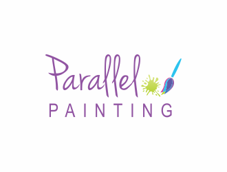 Parallel Painting logo design by luckyprasetyo