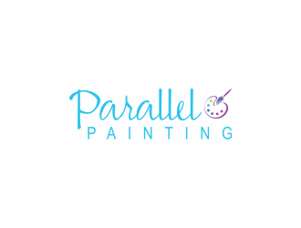 Parallel Painting logo design by luckyprasetyo