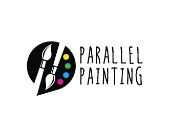 Parallel Painting logo design by Foxcody