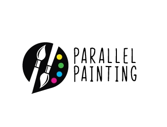 Parallel Painting logo design by Foxcody