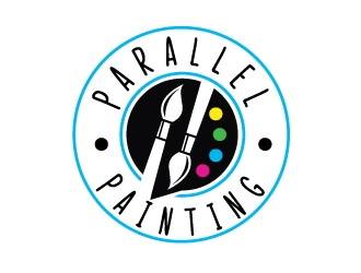 Parallel Painting logo design by Foxcody