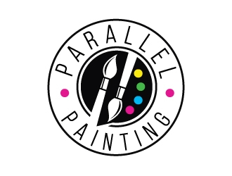 Parallel Painting logo design by Foxcody