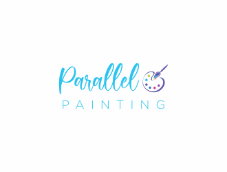 Parallel Painting logo design by luckyprasetyo