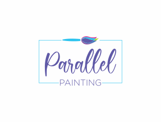 Parallel Painting logo design by luckyprasetyo