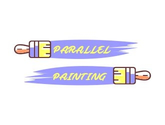 Parallel Painting logo design by alhamdulillah