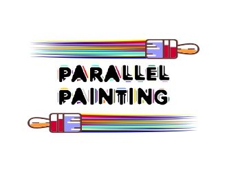Parallel Painting logo design by alhamdulillah