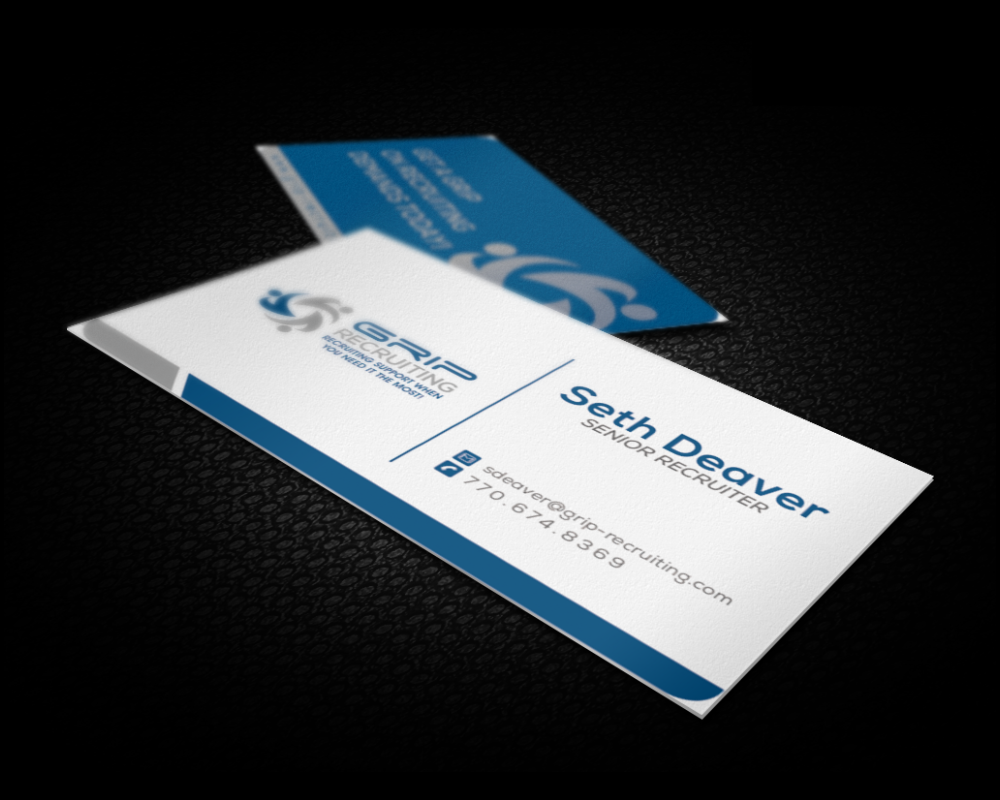 Grip Recruiting - Tag line: Recruiting support when you need it the most! logo design by Mahrein