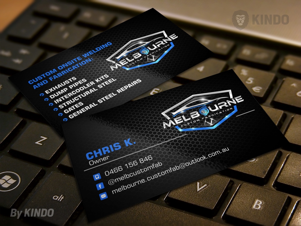 Melbourne Custom Fabrication logo design by Kindo