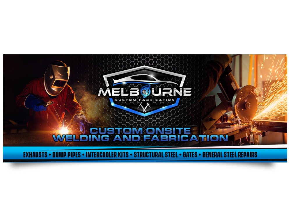 Melbourne Custom Fabrication logo design by Realistis