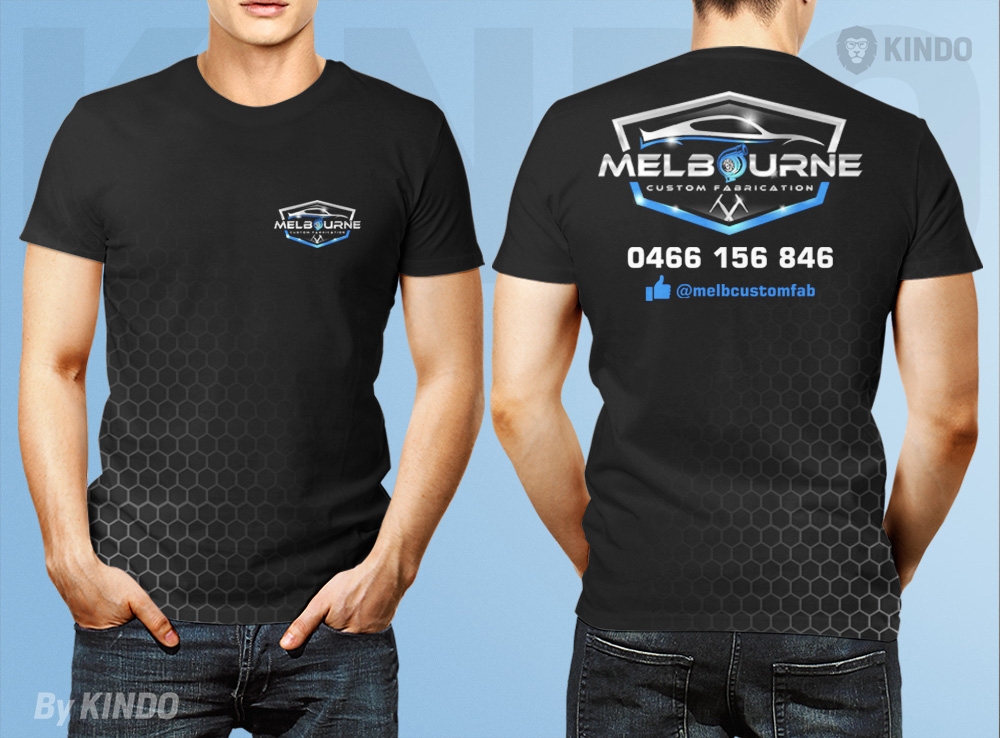 Melbourne Custom Fabrication logo design by Kindo