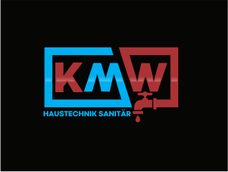 KMW Haustechnik Sanitär logo design by up2date