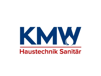 KMW Haustechnik Sanitär logo design by jaize