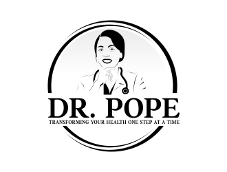 Dr. Pope logo design by giphone