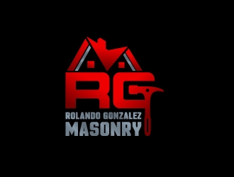 Rolando Gonzalez Masonry LLC  logo design by josephope