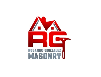 Rolando Gonzalez Masonry LLC  logo design by josephope