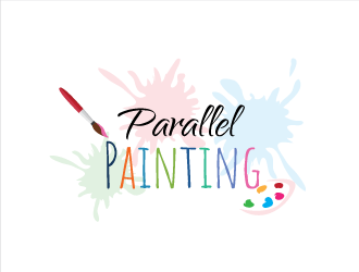 Parallel Painting logo design by CuteCreative