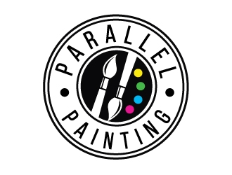 Parallel Painting logo design by Foxcody