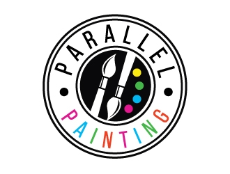 Parallel Painting logo design by Foxcody