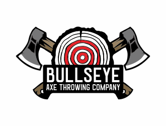 Bullseye Axe Throwing Company logo design by hidro