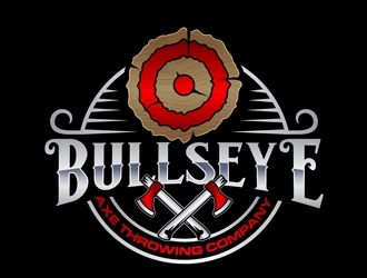 Bullseye Axe Throwing Company logo design by DreamLogoDesign