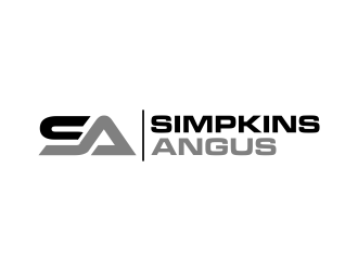 Simpkins Angus logo design by p0peye