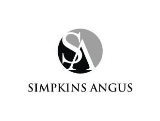 Simpkins Angus logo design by mbamboex