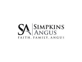 Simpkins Angus logo design by sitizen