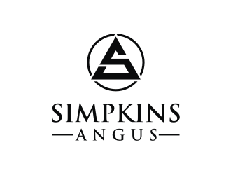 Simpkins Angus logo design by mbamboex