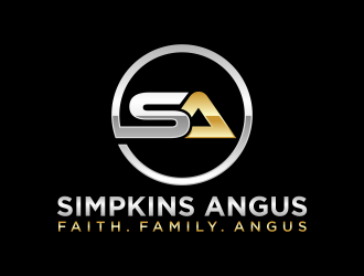 Simpkins Angus logo design by hidro