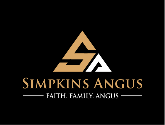 Simpkins Angus logo design by Girly