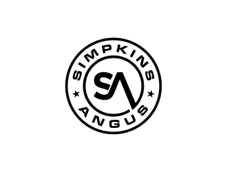 Simpkins Angus logo design by Shina