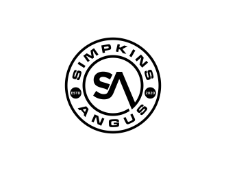 Simpkins Angus logo design by Shina