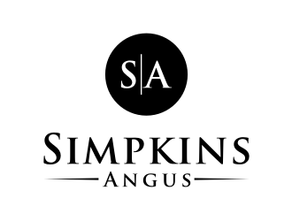 Simpkins Angus logo design by asyqh