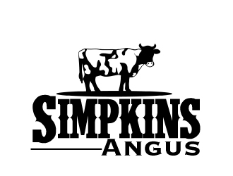 Simpkins Angus logo design by AamirKhan