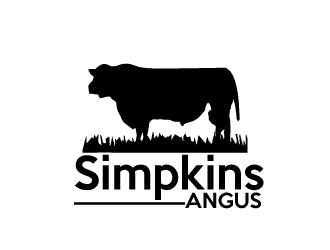 Simpkins Angus logo design by AamirKhan