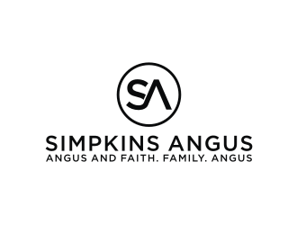 Simpkins Angus logo design by logitec