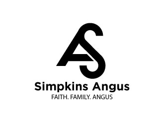 Simpkins Angus logo design by KreativeLogos