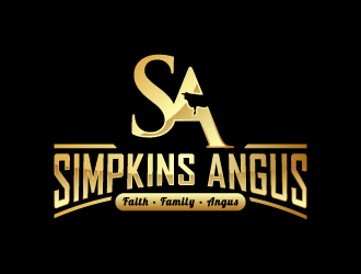 Simpkins Angus logo design by WRDY