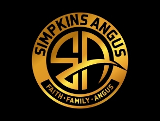 Simpkins Angus logo design by Shabbir