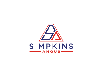 Simpkins Angus logo design by bricton