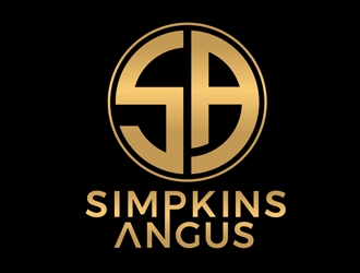 Simpkins Angus logo design by DreamLogoDesign