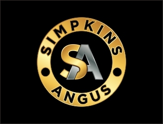 Simpkins Angus logo design by agil