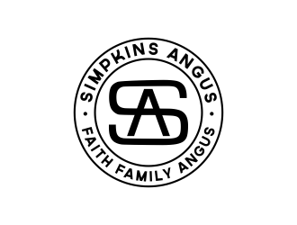 Simpkins Angus logo design by FirmanGibran
