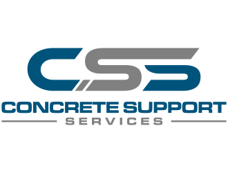 Concrete Support Services (CSS) logo design by p0peye