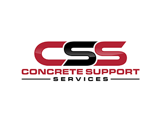 Concrete Support Services (CSS) logo design by blackcane