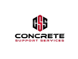 Concrete Support Services (CSS) logo design by nikkl