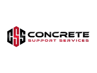 Concrete Support Services (CSS) logo design by nikkl