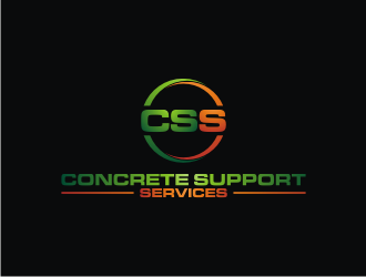 Concrete Support Services (CSS) logo design by logitec