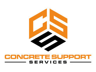 Concrete Support Services (CSS) logo design by p0peye