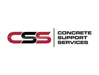 Concrete Support Services (CSS) logo design by blackcane